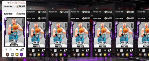 NBA 2K20 MyTeam card