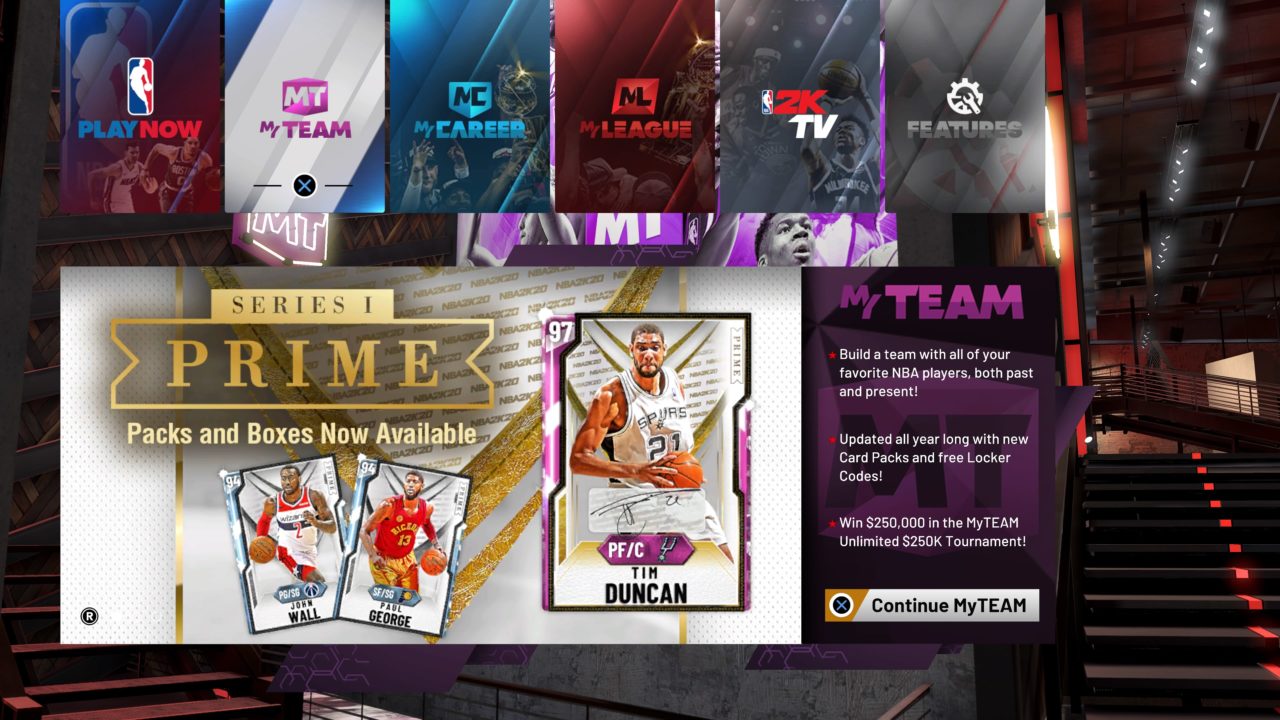 NBA 2K20 MyTeam