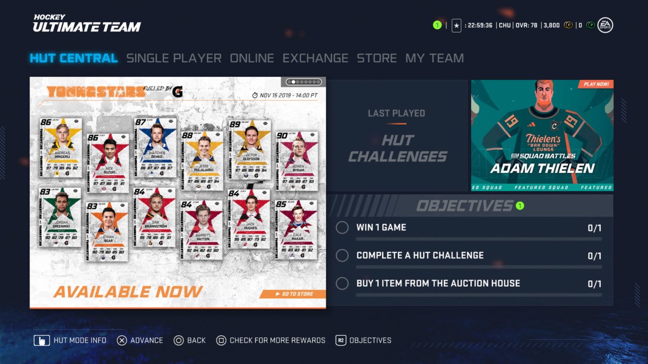 NHL 20 HUT