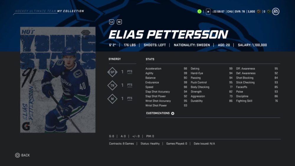 NHL 20 HUT