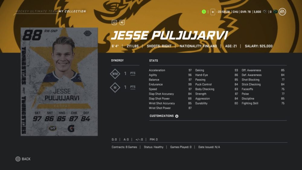 NHL 20 HUT