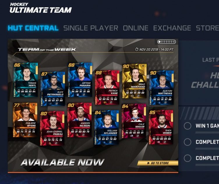 NHL 20 HUT