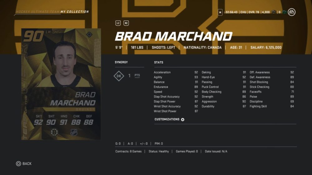 NHL 20 HUT