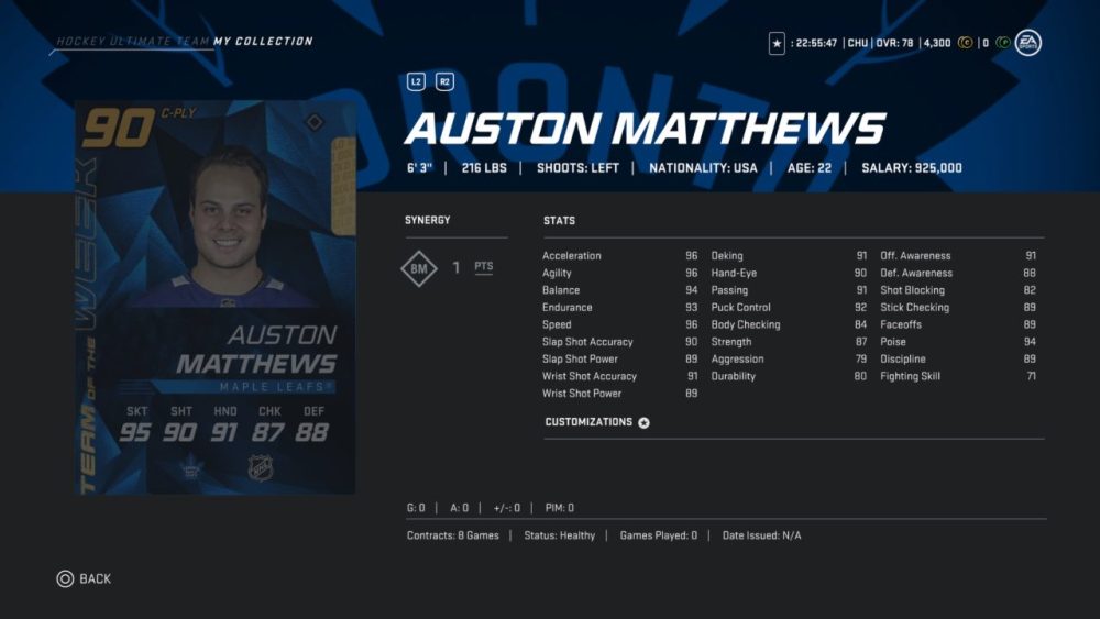 NHL 20 HUT