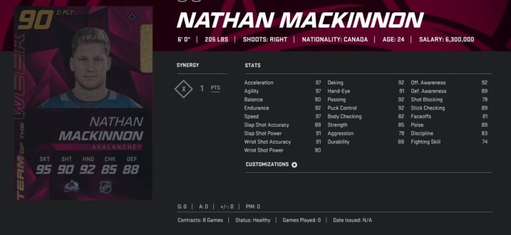 NHL 20 HUT