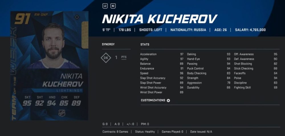 NHL 20 HUT