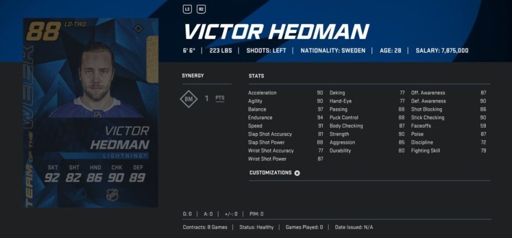 NHL 20 HUT