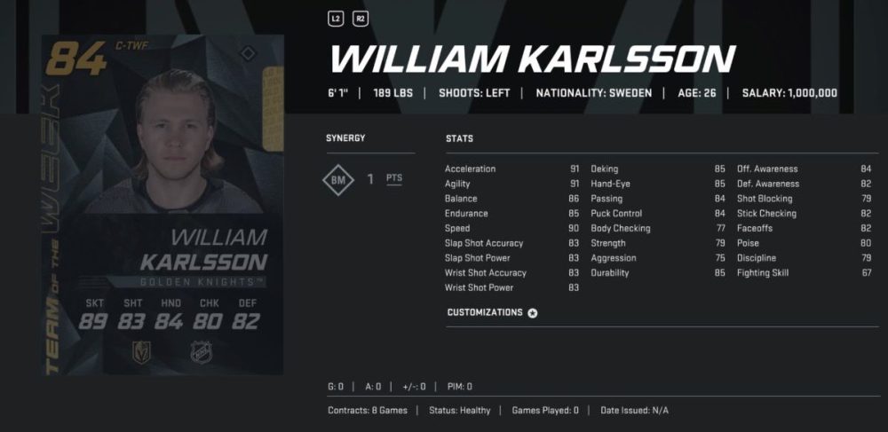 NHL 20 HUT