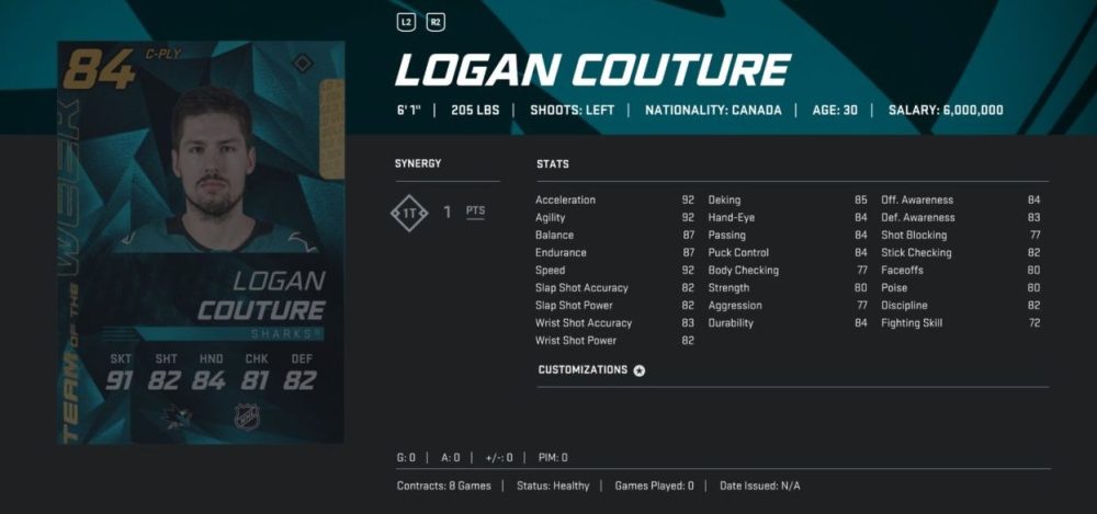 NHL 20 HUT