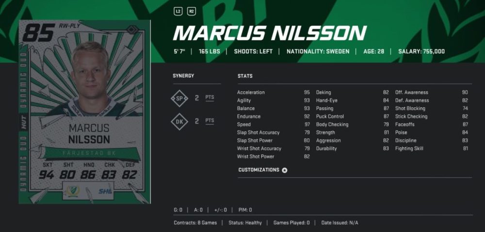 NHL 20 HUT