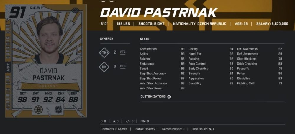 NHL 20 HUT