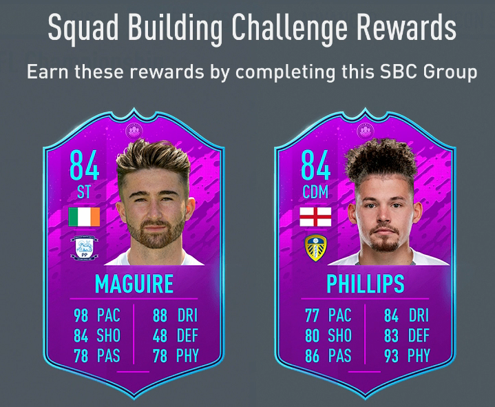 EFL League Championship SBC splash