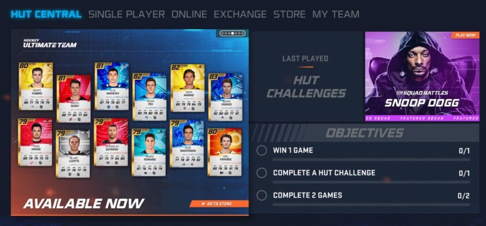 NHL 20 HUT