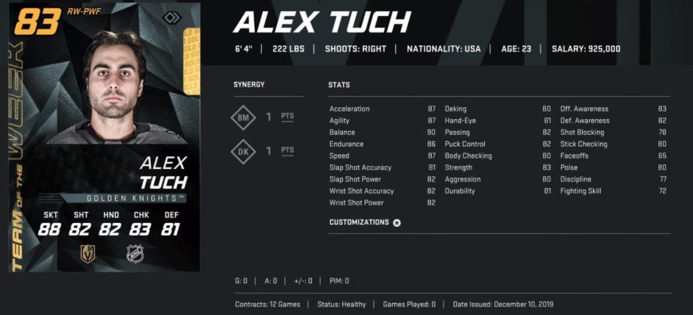 NHL 20 HUT