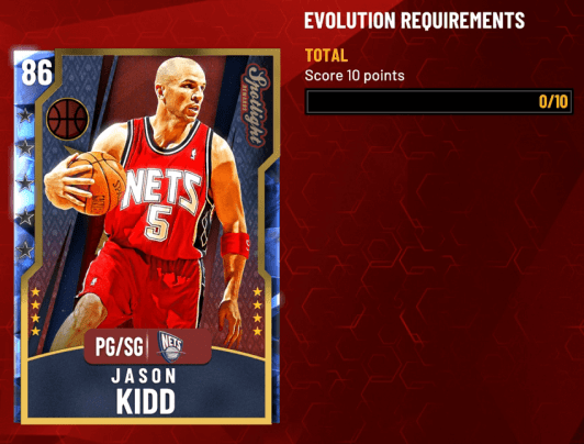 myteam spotlight series jason kidd evolution