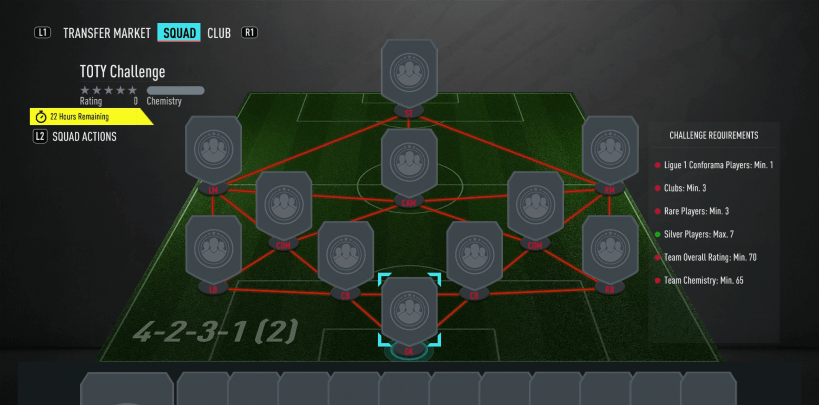 fut team of the year challenges