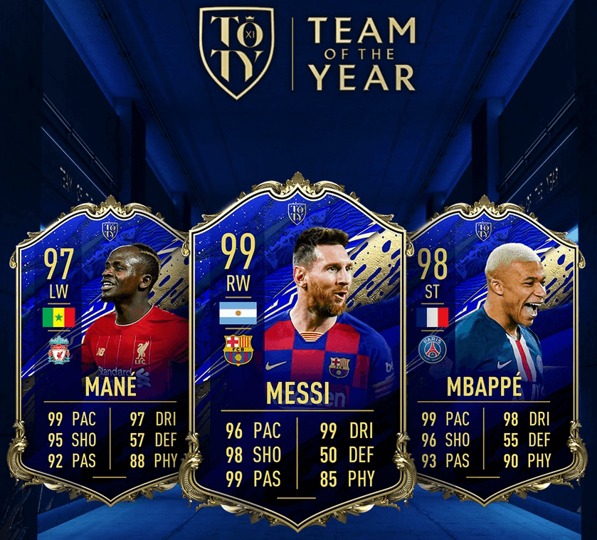 fifa 20 fut team of the year splash