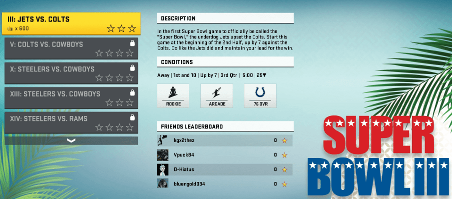 mut super bowl challenges