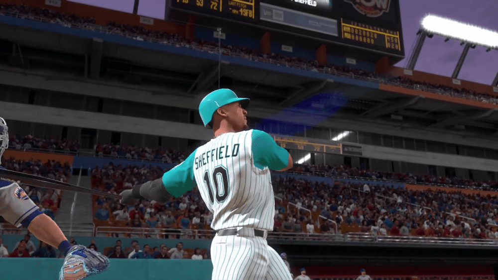 mlb the show 20 screenshots gary sheffield home run