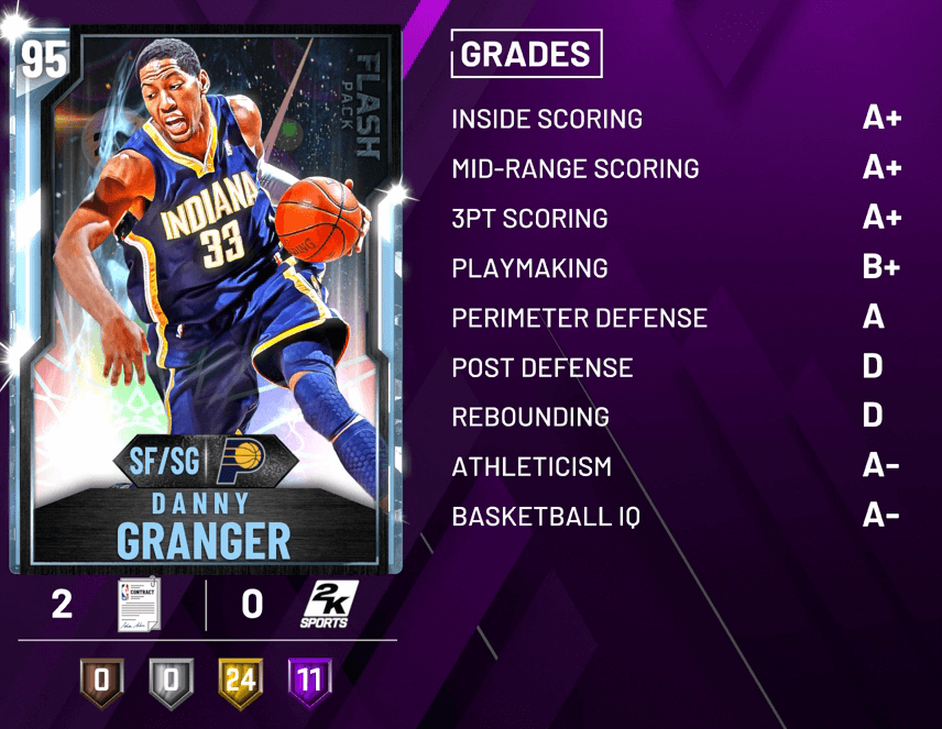 myteam flash pack 2 danny granger