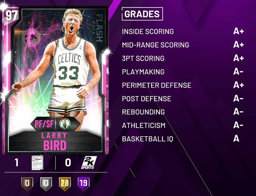 myteam flash pack 2 larry bird