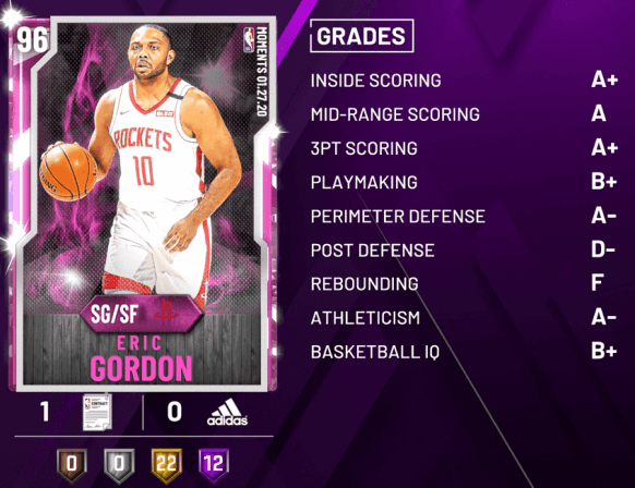 myteam moments eric gordon