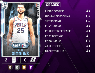 myteam diamond ben simmons