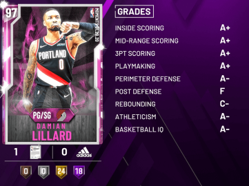 myteam moments damian lillard