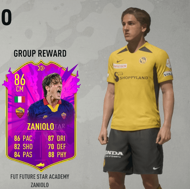 fifa 20 fut zaniolo splash