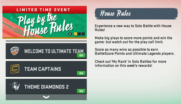 mut house rules playcall limit