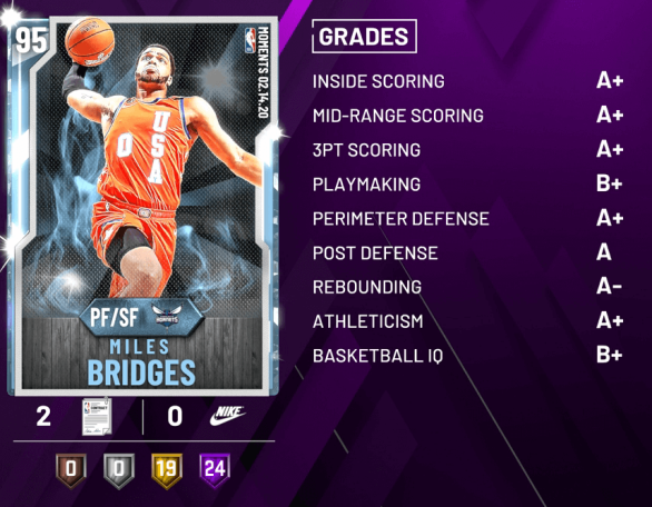 myteam miles bridges moments