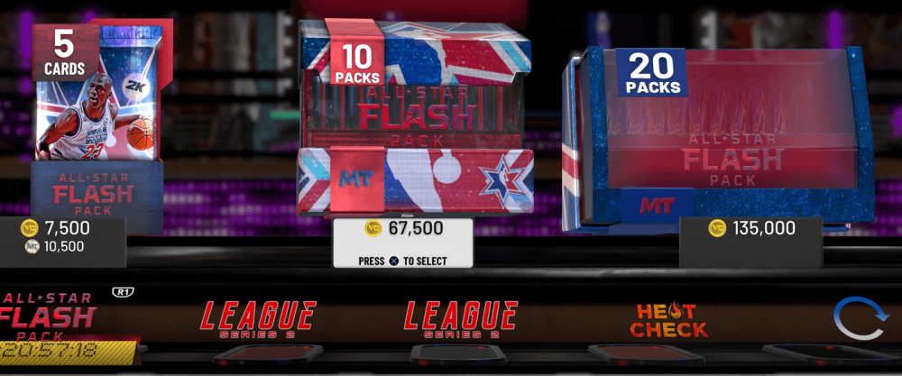 myteam all-star flash packs