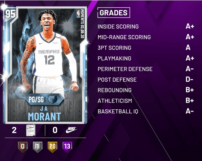 myteam moments ja morant