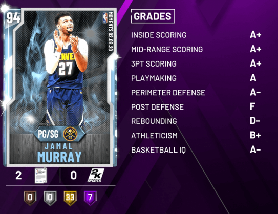 myteam moments jamal murray