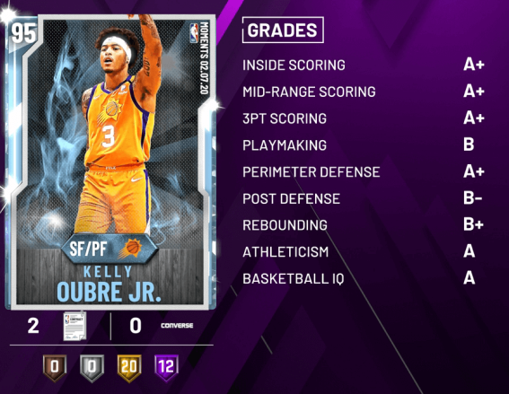 myteam moments oubre jr.