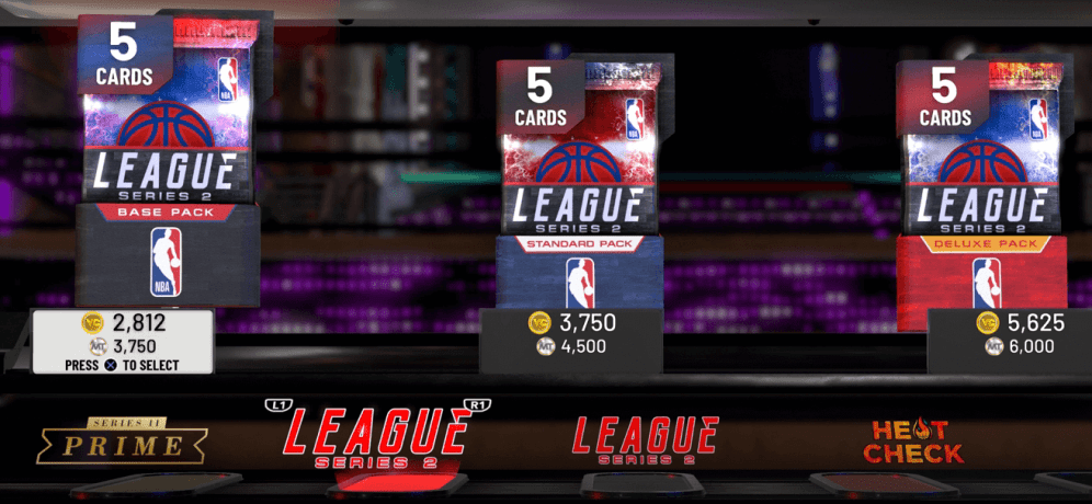 myteam series 2 packs