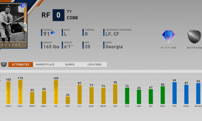 diamond dynasty ty cobb