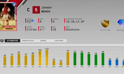 diamond johnny bench