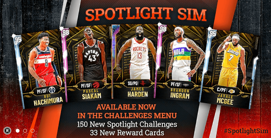 myteam spotlight sim splash