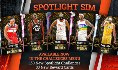 myteam spotlight sim splash