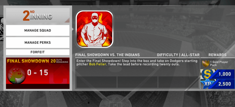 second inning showdown final boss