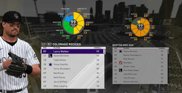 1999 rosters larry walker