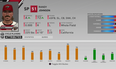 longballs and legends randy johnson ratings