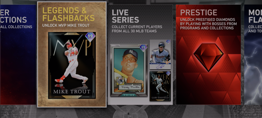 mike trout collections screen