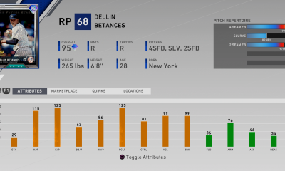 mlb the show 20 prime dellin betances ratings