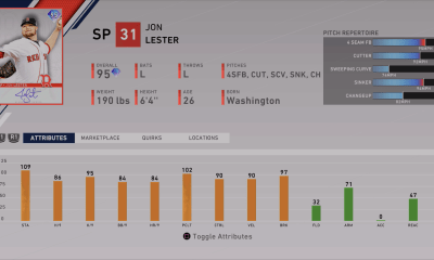 signature series jon lester ratings