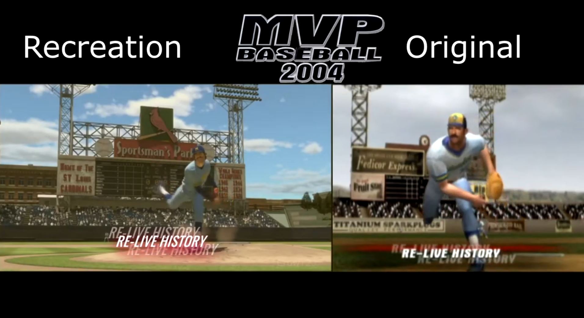 MVP Baseball 2004 Intro Re-Created in MLB The Show 20