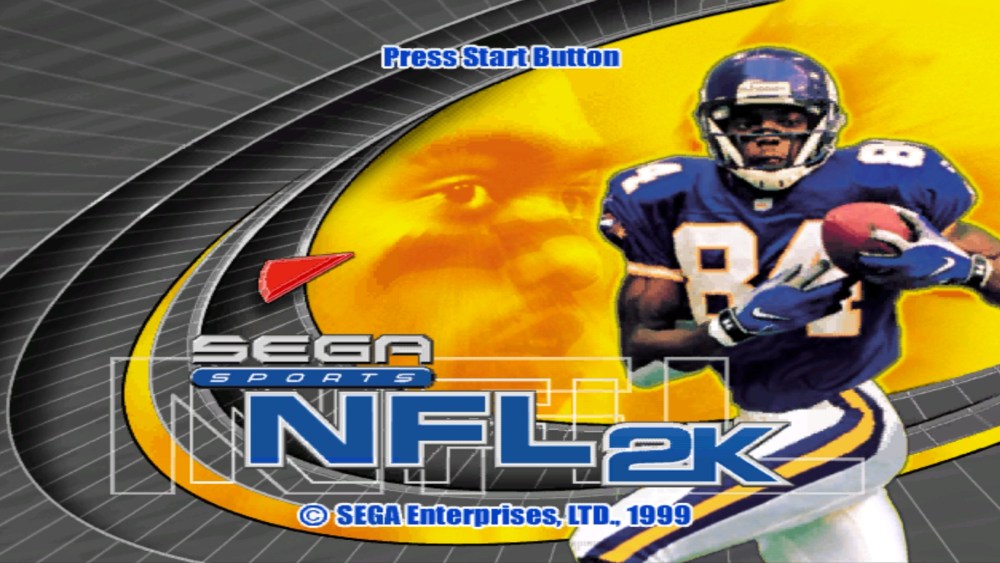 NFL 2K Intro Screen