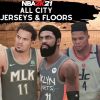 every city jersey and court in nba 2k21