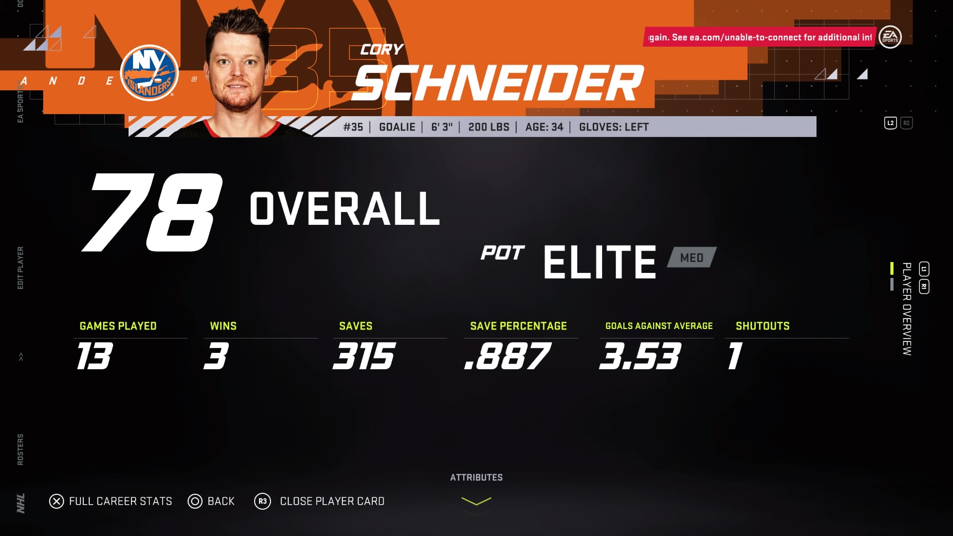 NHL 21 roster update mistakes